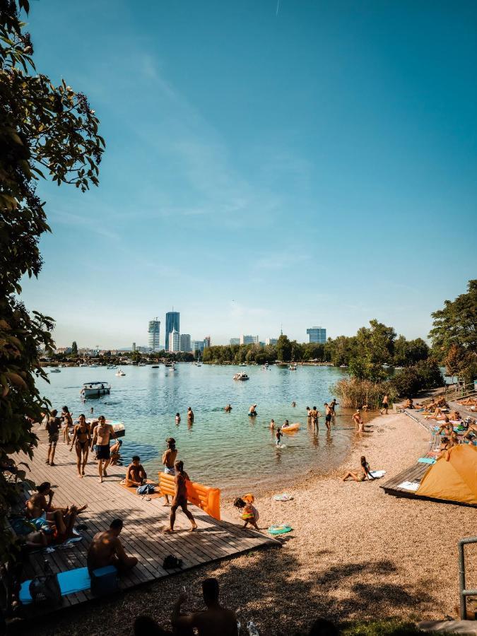Vienna Green - Modern New Apartment, Old Danube エクステリア 写真